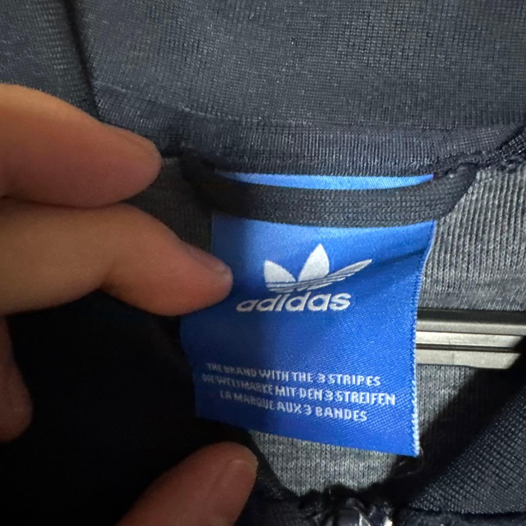 adidas トラックジャケット ネイビー