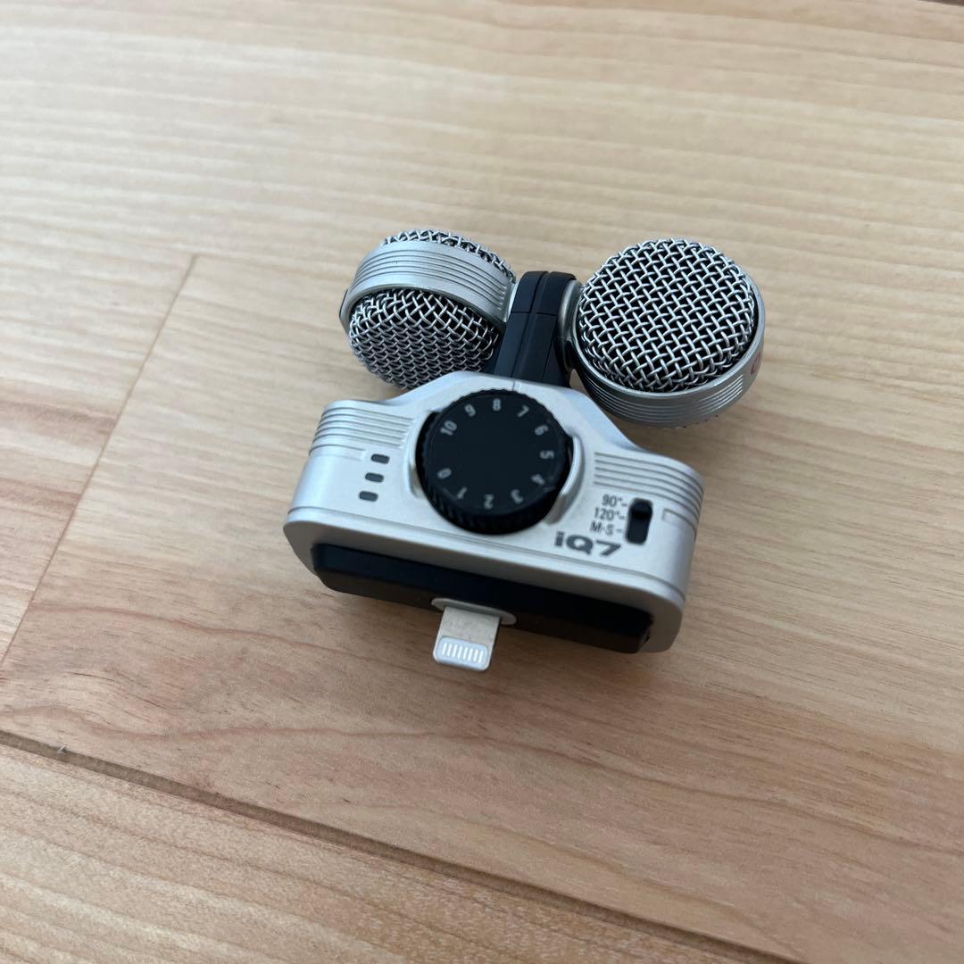 美品　zoom ズーム iQ7 コネクター用 MSステレオマイク