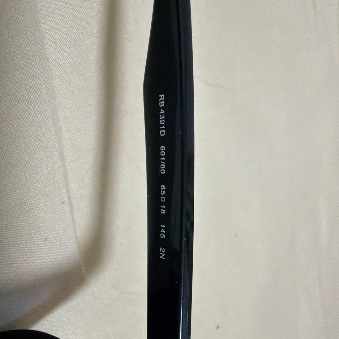 RayBan RB4391D 601/80 65mm ブラック/ブルー