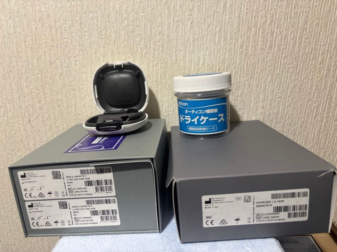 オーテイコン　らくみみＭＫs1 G500S 補聴器　集音器