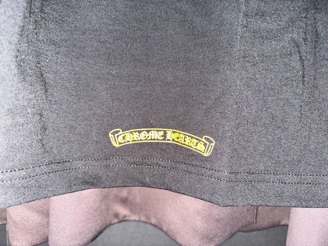 CHROME HEARTS ブラック/オレンジ Tシャツ