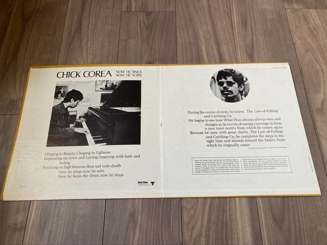 洋楽 LP:Chick Corea/Now He Sings, Now He Sobs