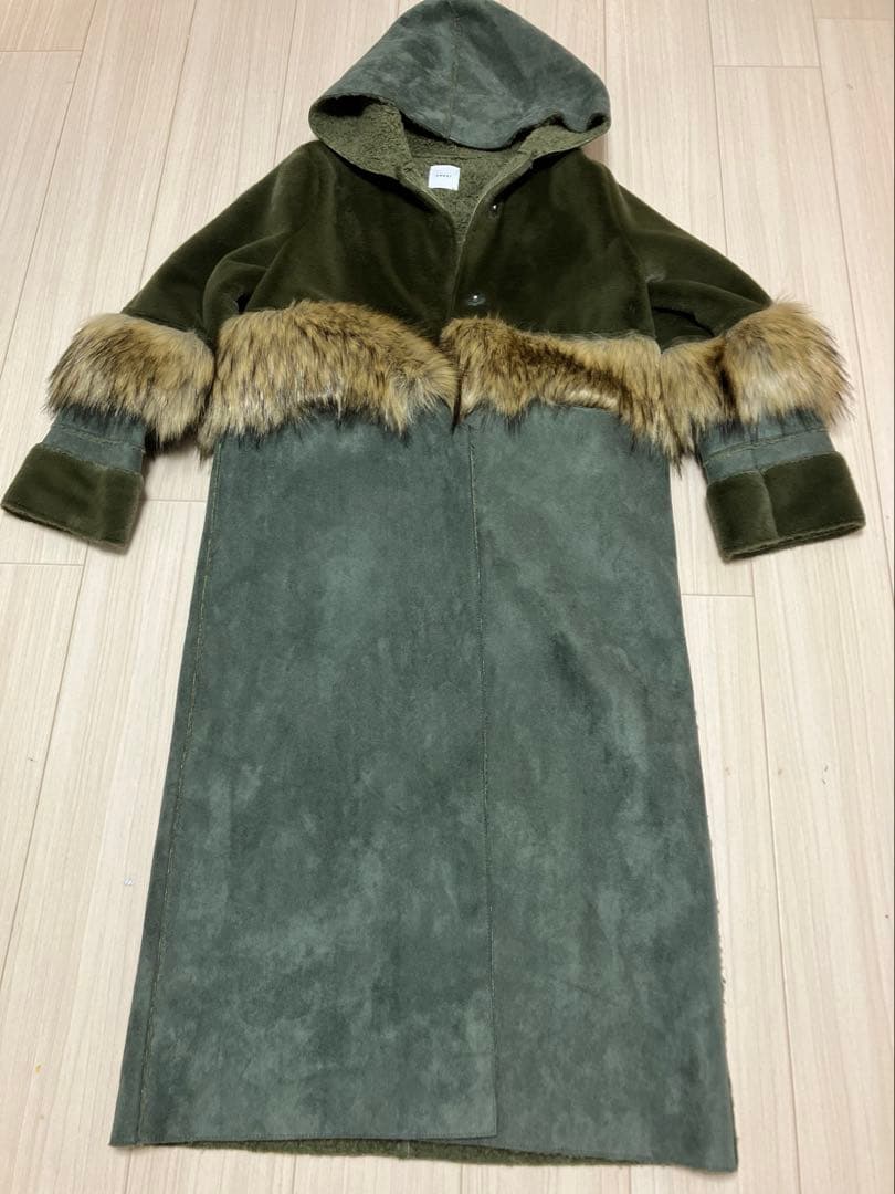 アメリ　ヴィンテージ　FUR DOCKING MOUTON COAT