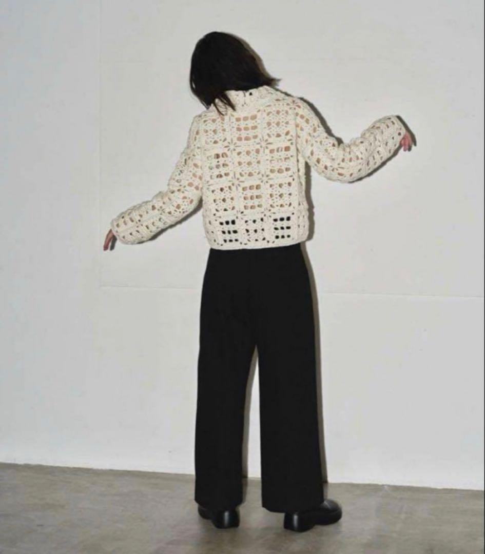 TODAYFUL Crochet Knit Shirtsエクリュ