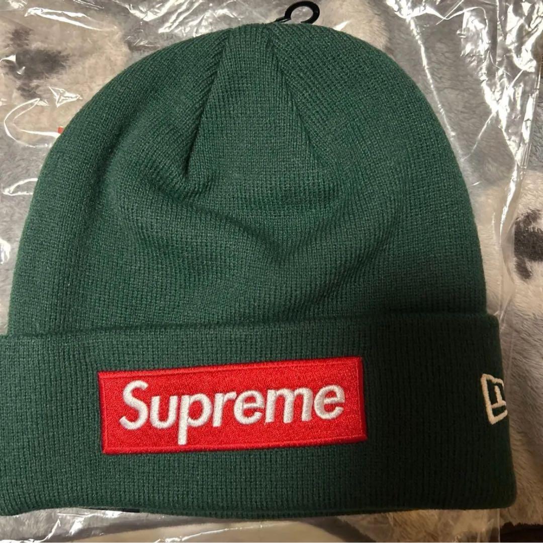 Supreme ニット帽 ダークグリーン 新品未使用
