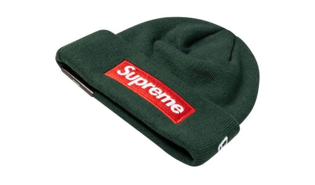 Supreme ニット帽 ダークグリーン 新品未使用