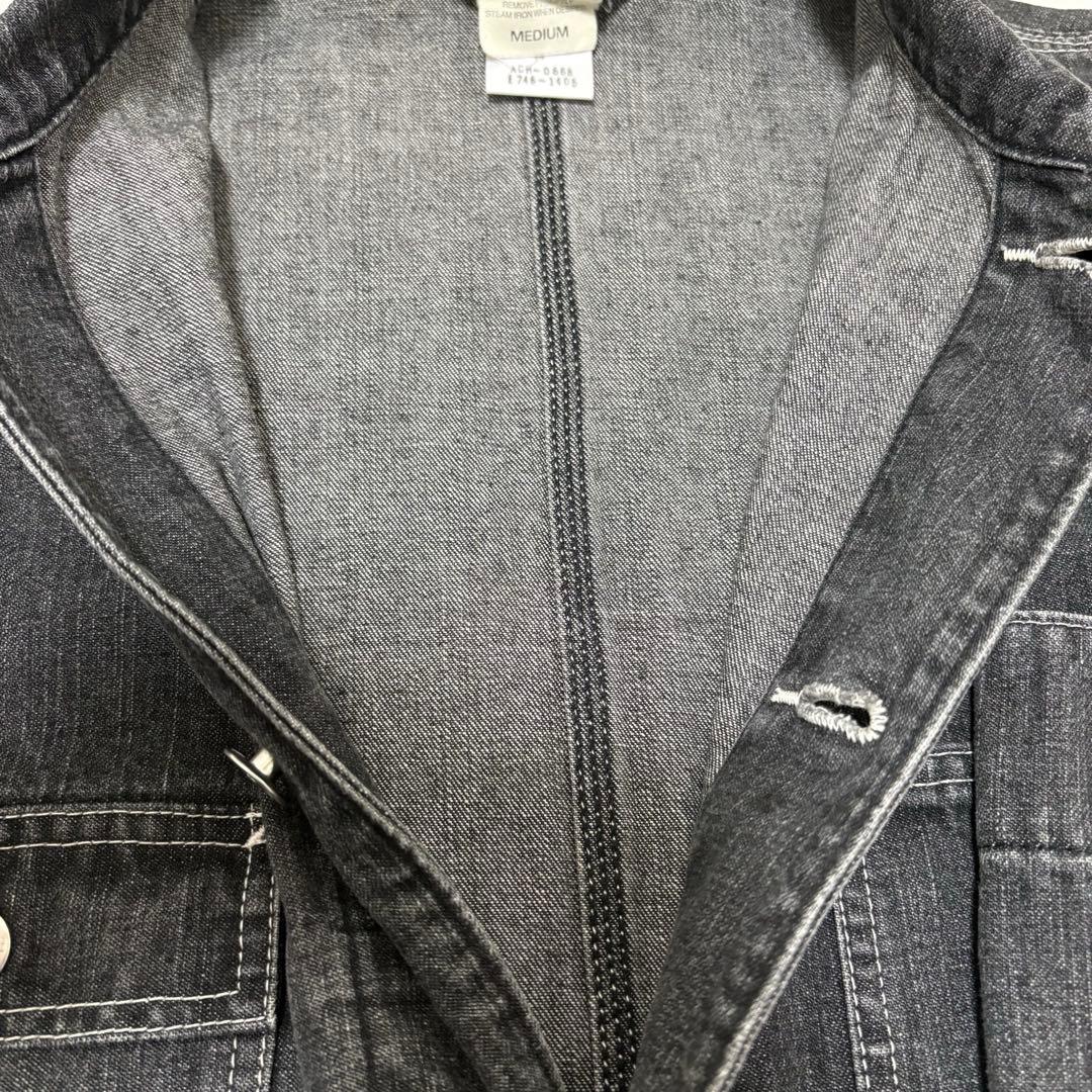 最終価格 美品 Carhartt カーハート ダークグレー デニムジャケット