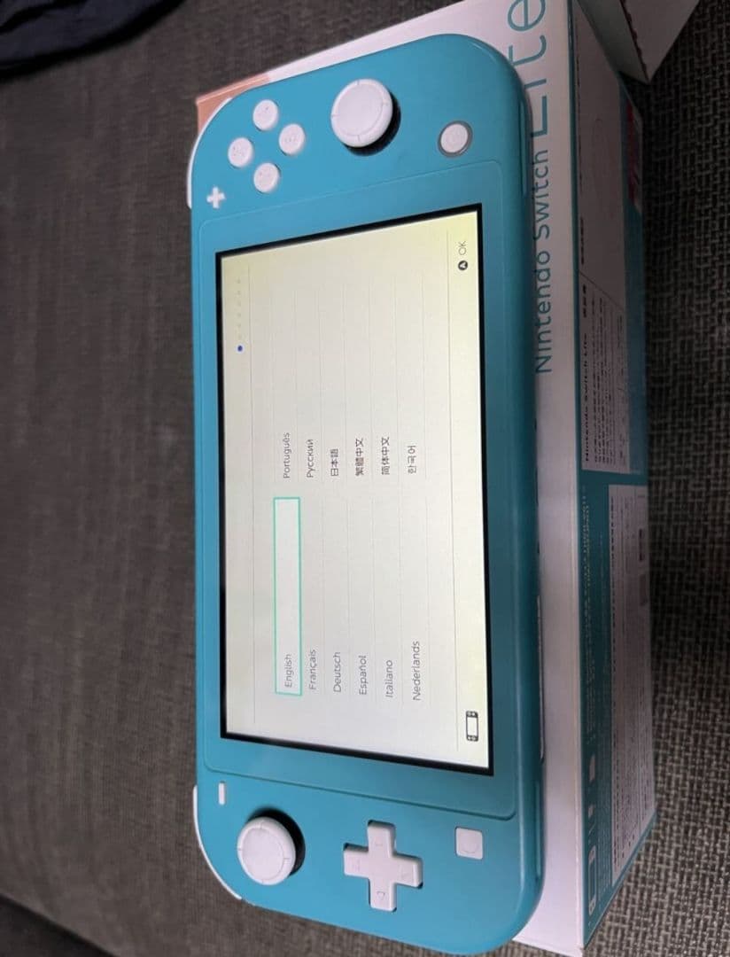 スイッチライト ターコイズ 　本体　充電器　箱