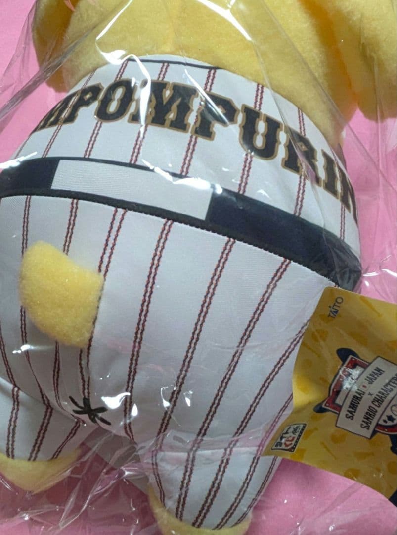 タイトーくじ　侍ジャパンサンリオくじ A賞　抱き枕ポムポムプリン