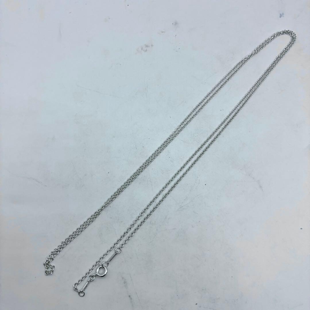 【極美品】ティファニー ネックレス あずきチェーンのみ 76cm シルバー