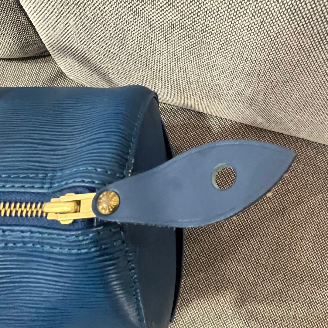 Louis Vuitton エピ　ボストンバッグ ブルー