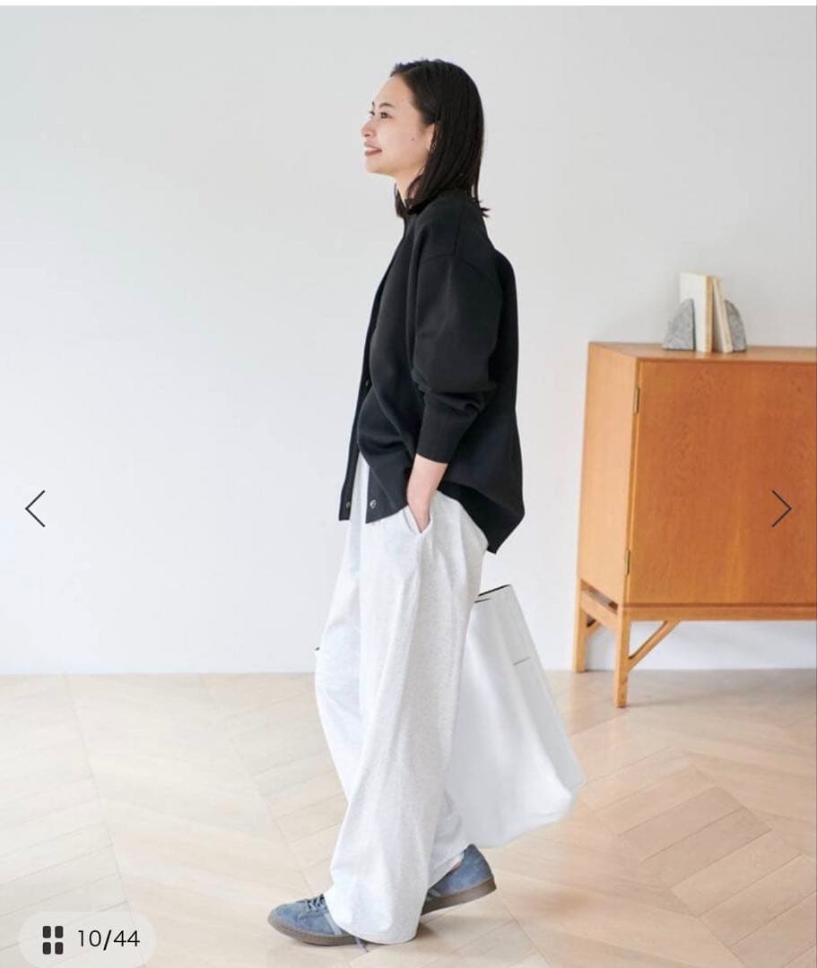 美品ジャーナルスタンダード　 ウォッシャブルバナナスリーブカーディガン