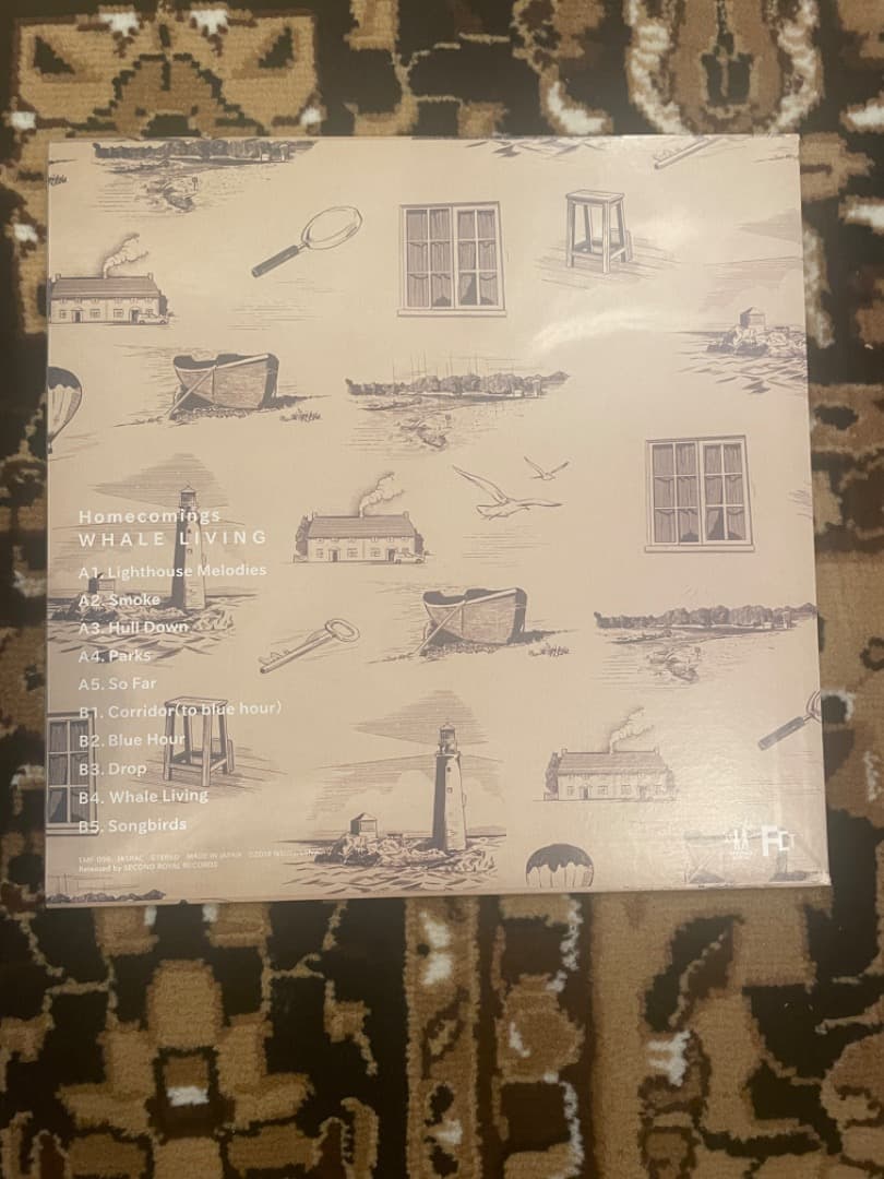 comings / WHALE LIVING レコード ホワイト