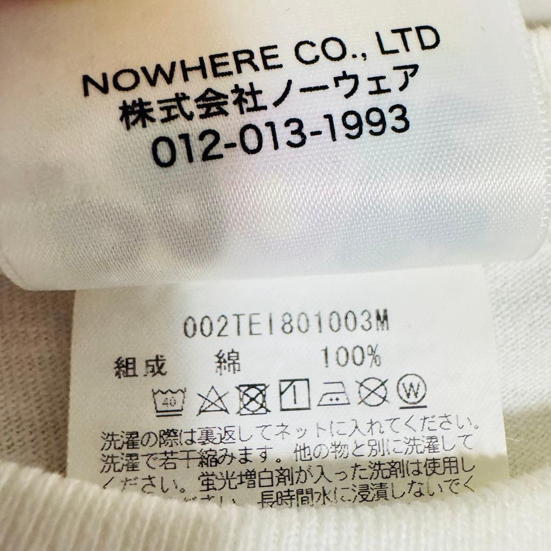 A BATHING APE Tシャツ BAPE ON MILO ブルーカモ 白L