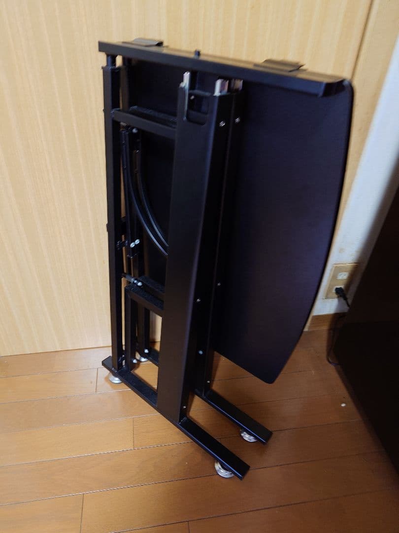 E-WIN スタンディングデスク 手動昇降式 折りたたみデスク ブラック