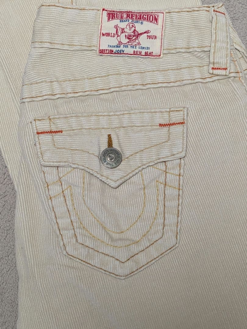 TRUE RELIGION コーデュロイ　ブーツカット　トゥルーレリジョン