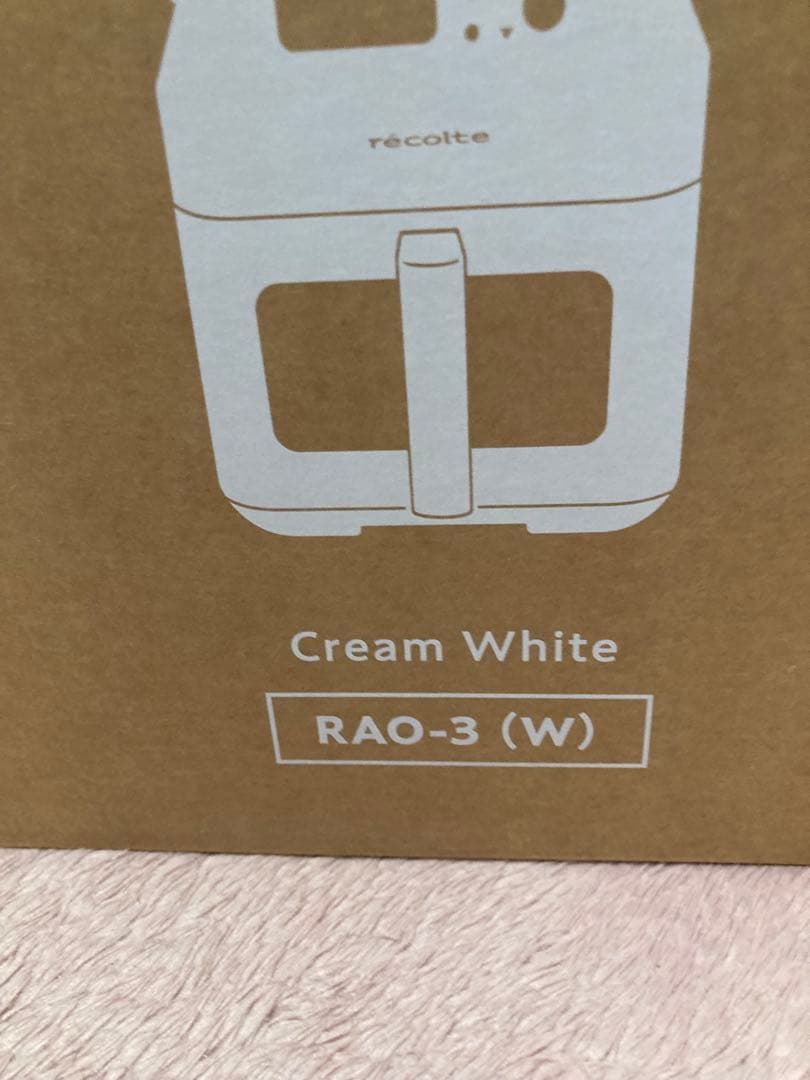 【新品未使用】レコルト　ハイスチームエアーオーブン　RAO-3 （W）