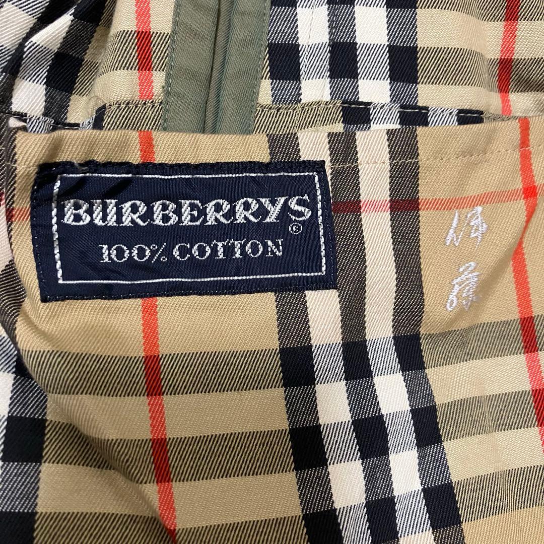 Burberrys バーバリー　トレンチコート　アウター　裏地チェック　カーキ