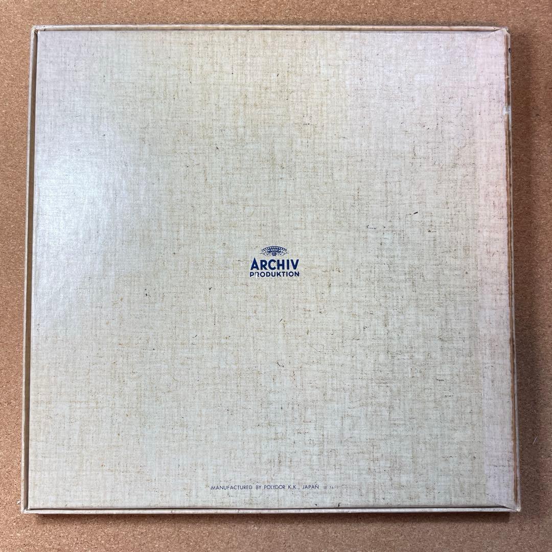 バッハ Weihnachts-Oratorium BWV 248 3枚組 LP