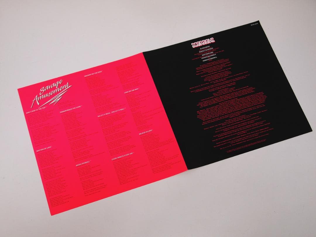 M*G様 美品！見本盤 プロモ SCORPIONS Savage Amuseme