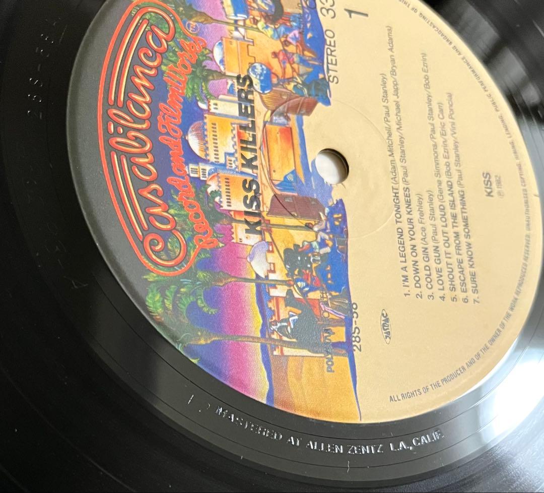 KISS★LPレコード4枚セット 地獄の軍団,キッス・キラーズ 他 再生確認済