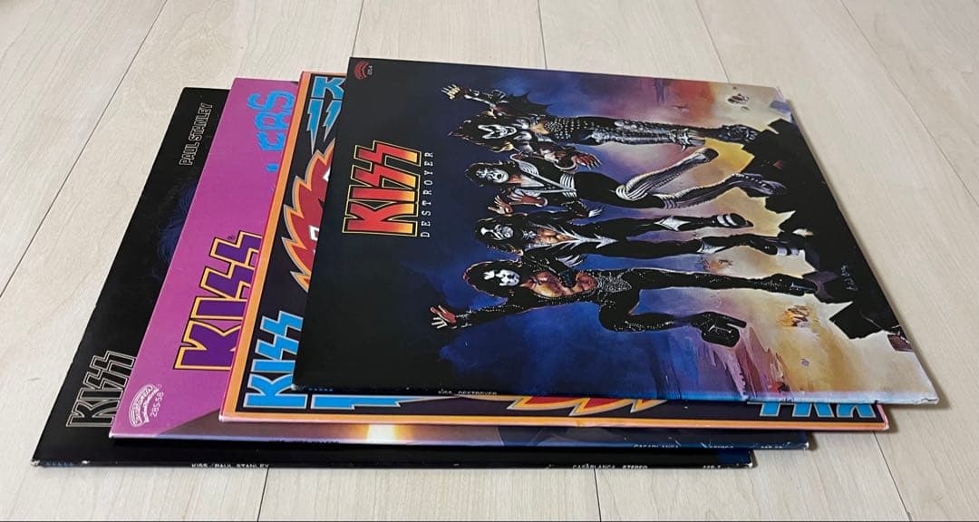 KISS★LPレコード4枚セット 地獄の軍団,キッス・キラーズ 他 再生確認済