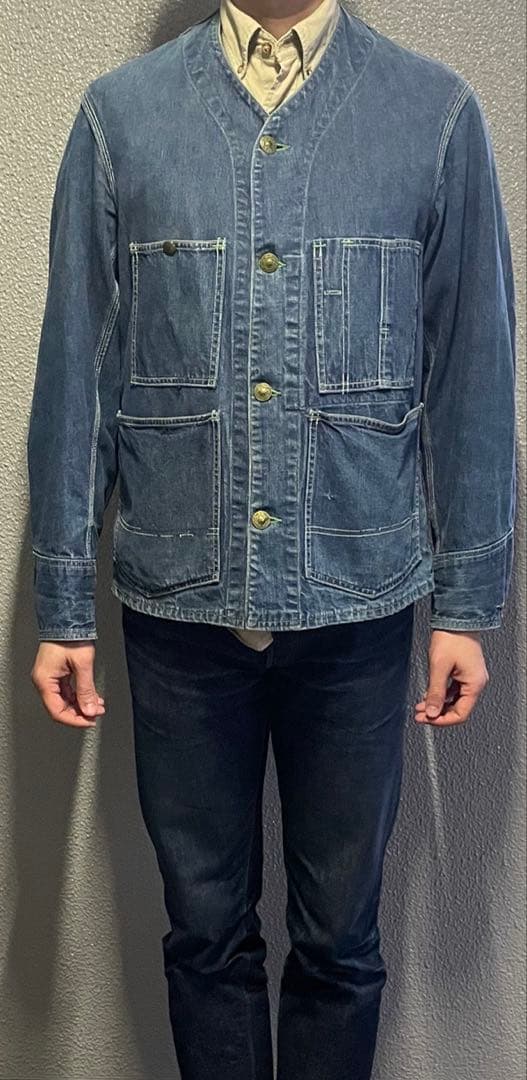 Oshkosh Long丈 40s50s エンジニアジャケット カバーオール