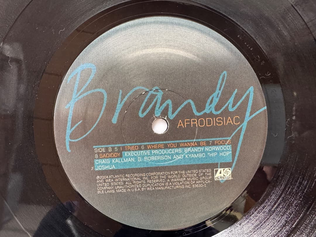 【再生確認済】Brandy ブランディ/Afrodisiac【Sterling】