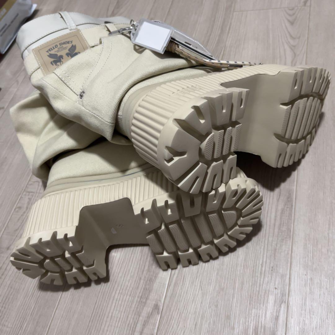 靴 YELLO CRAFTMAN PLATFORM SHORT BOOTS