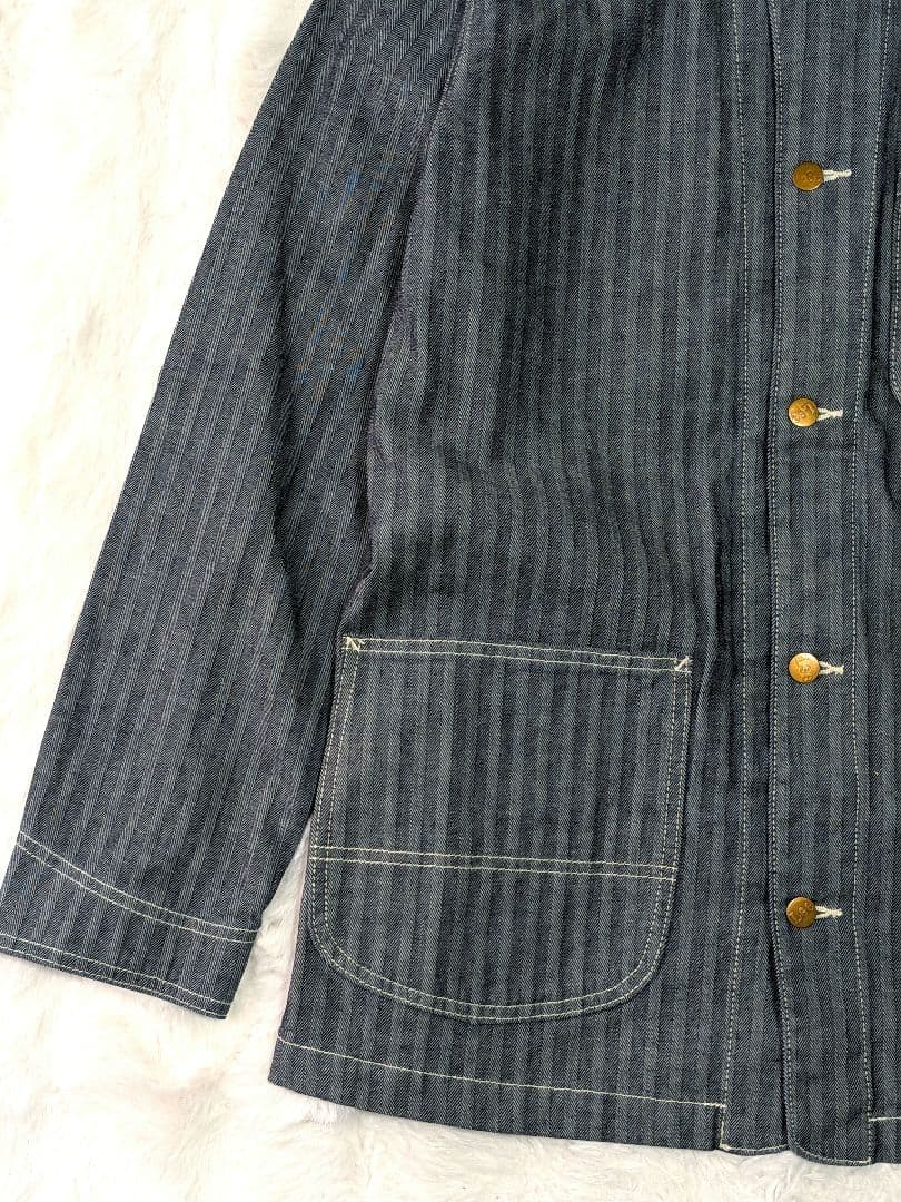 美品 Lee ヘリンボーン カバーオール LGT027 XL