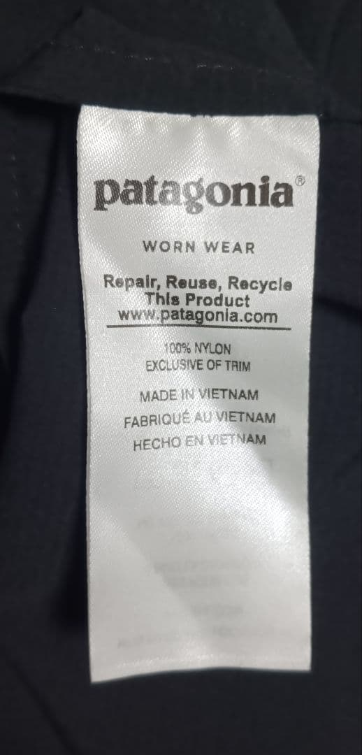 patagonia　エアシェッドプルオーバー　美品　M メンズ　ブラック 黒