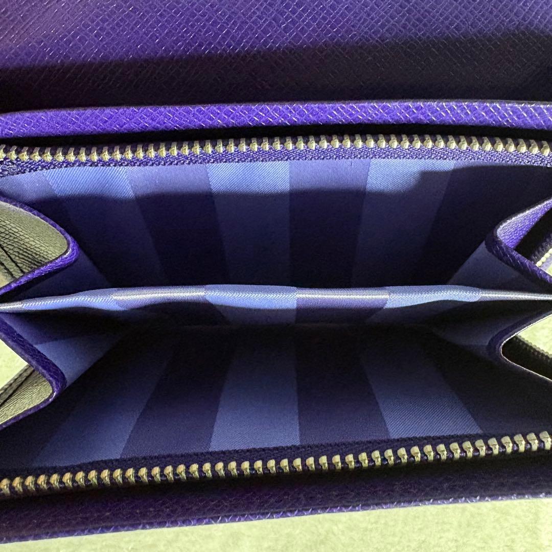 新品未使用　Paul Smith 財布 二つ折り レザー　パープル