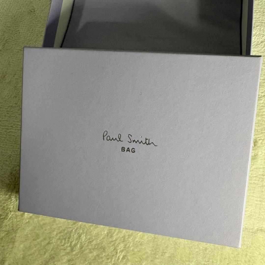 新品未使用　Paul Smith 財布 二つ折り レザー　パープル