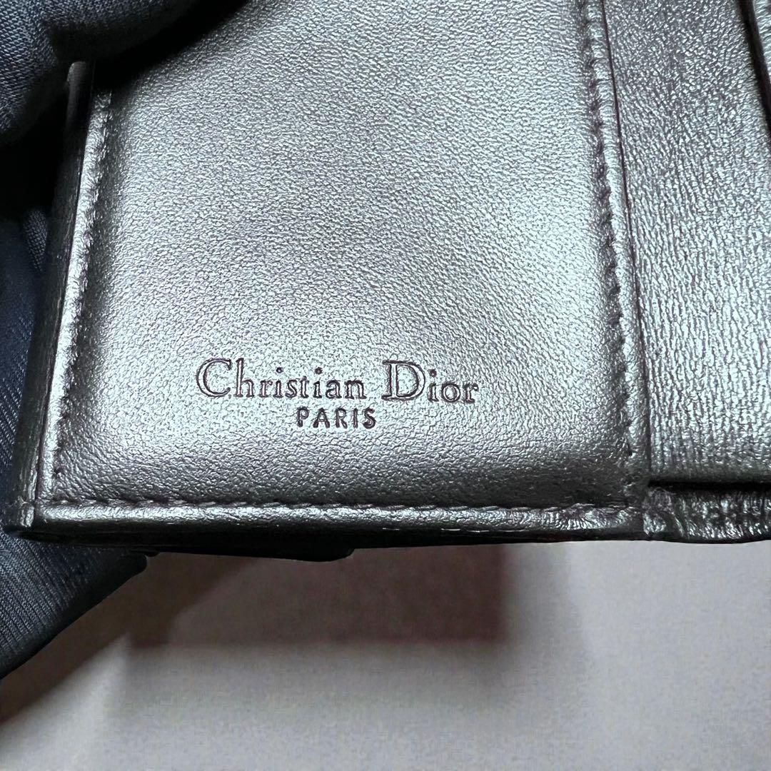 ＊Lady Dior＊ディオール＊ラムスキン＊ロータスウォレット＊カナージュ