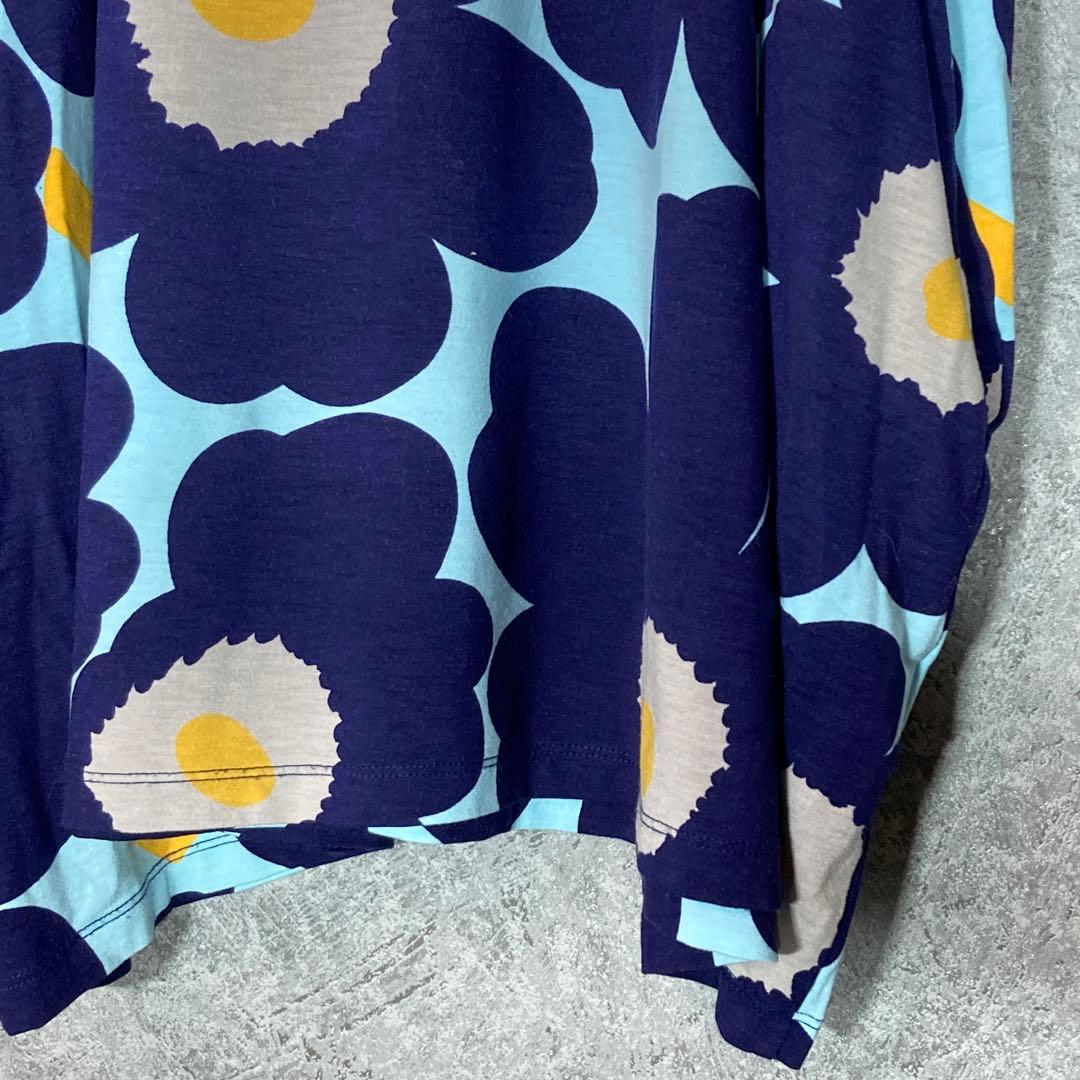 美品✨marimekko（S）半袖カットソー☘️花柄/総柄