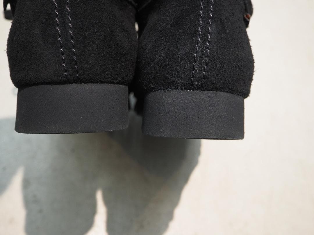 極美品 Clarks ゴアテックス ワラビー レザー モック ブーツ 309P▲