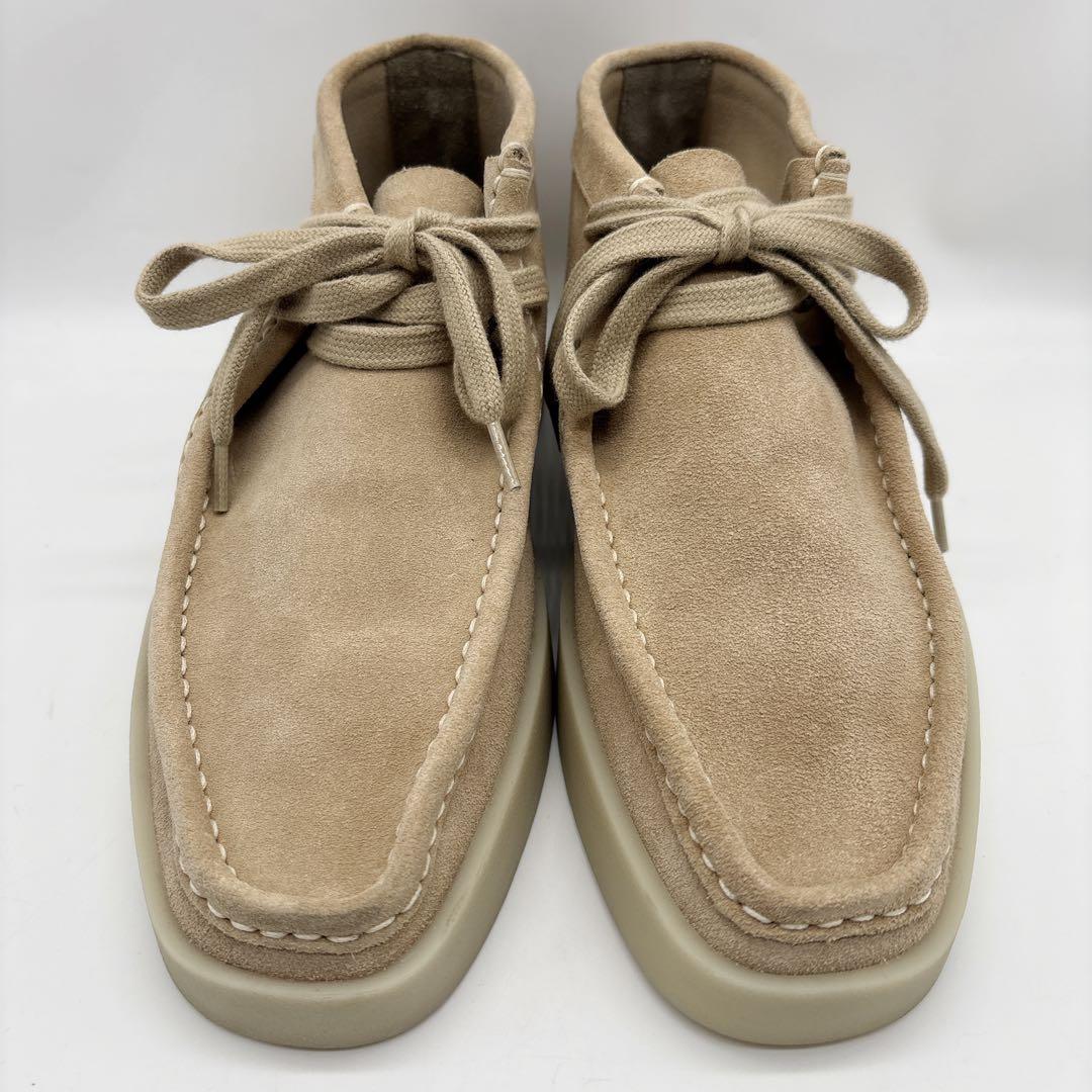 美品 FEAR OF GOD ベージュ スエード ワラビーモカシン シューズ希少