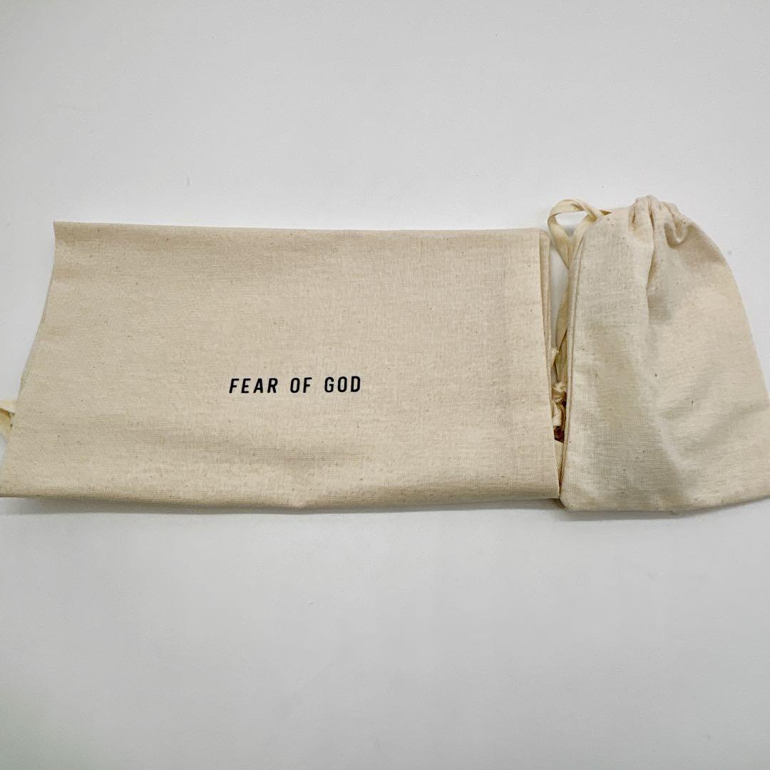 美品 FEAR OF GOD ベージュ スエード ワラビーモカシン シューズ希少
