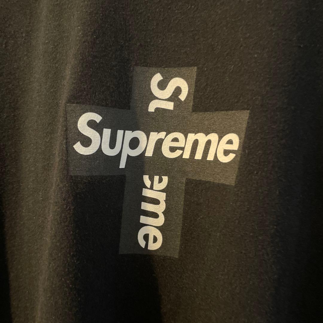 ま*送様 Supreme Cross Box Logo Tee 【黒＊L】