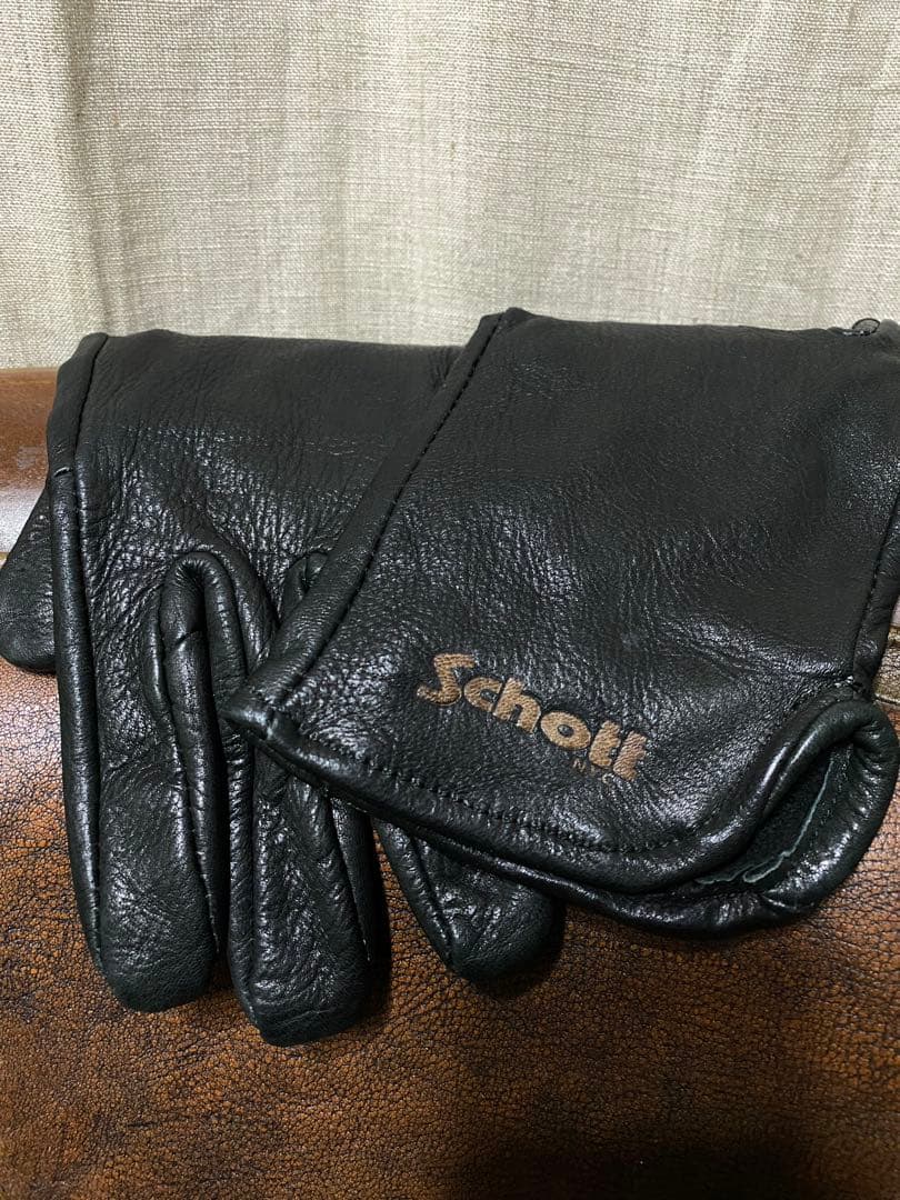 Schott ディアスキン レザーグローブ 鹿革 手袋