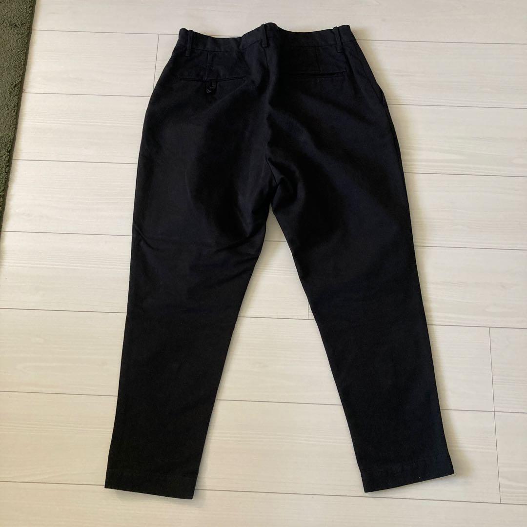 SANDINISTA テーパード　ブラックパンツ SMALL