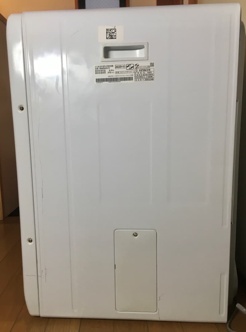 ○2025年 HITACHI DE-N60HV 電気衣類乾燥機 6.0kg