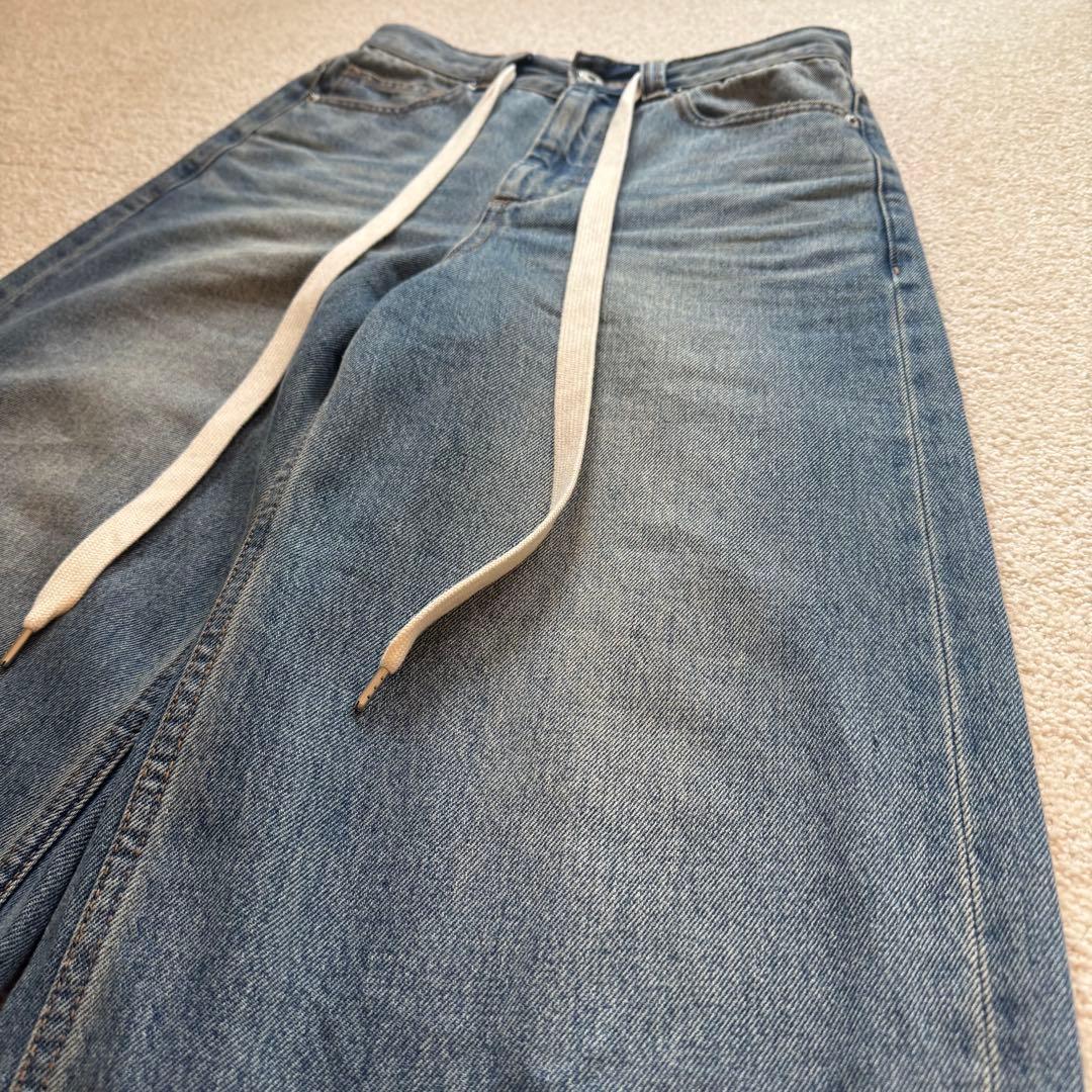Plage R’IAM SUPER LOOSE デニム 34 サックスブルー