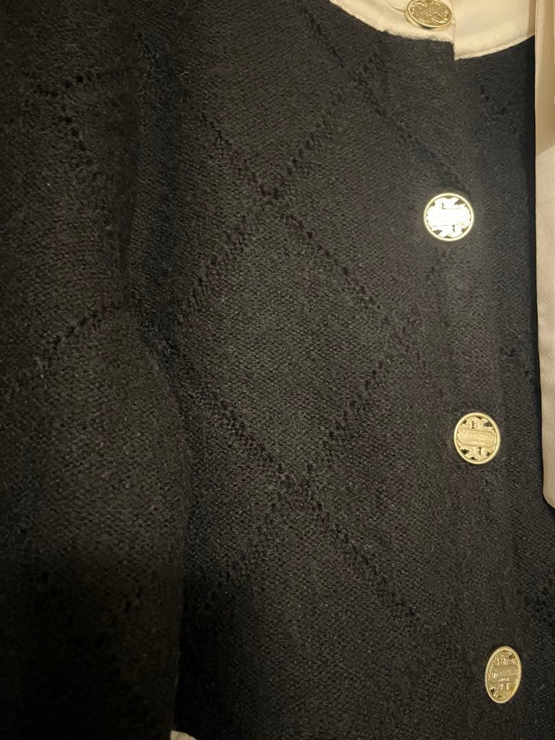 MARIEBELLEコラボ Ribbon Knit Jacket