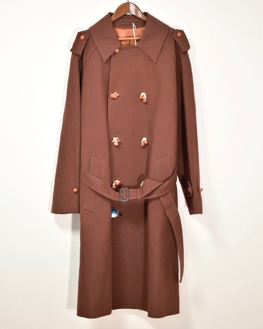 新品 doublet WOOD YARN TRENCH COAT 希少