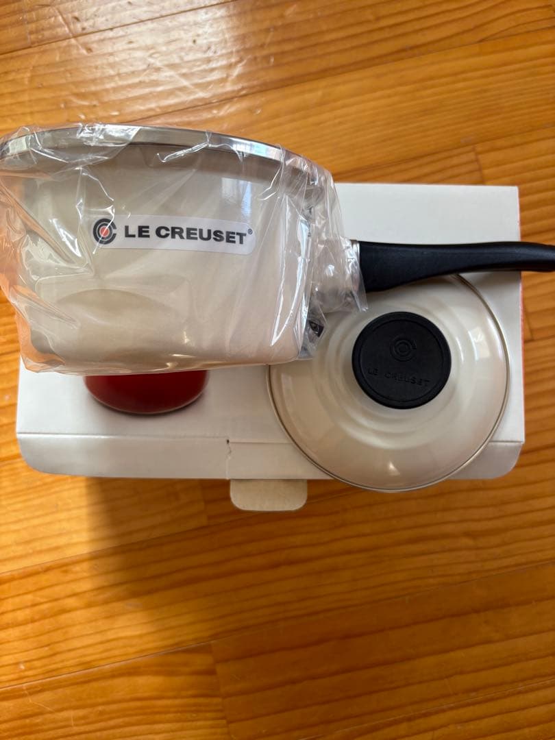 LE CREUSET ミルクパン クリーム色