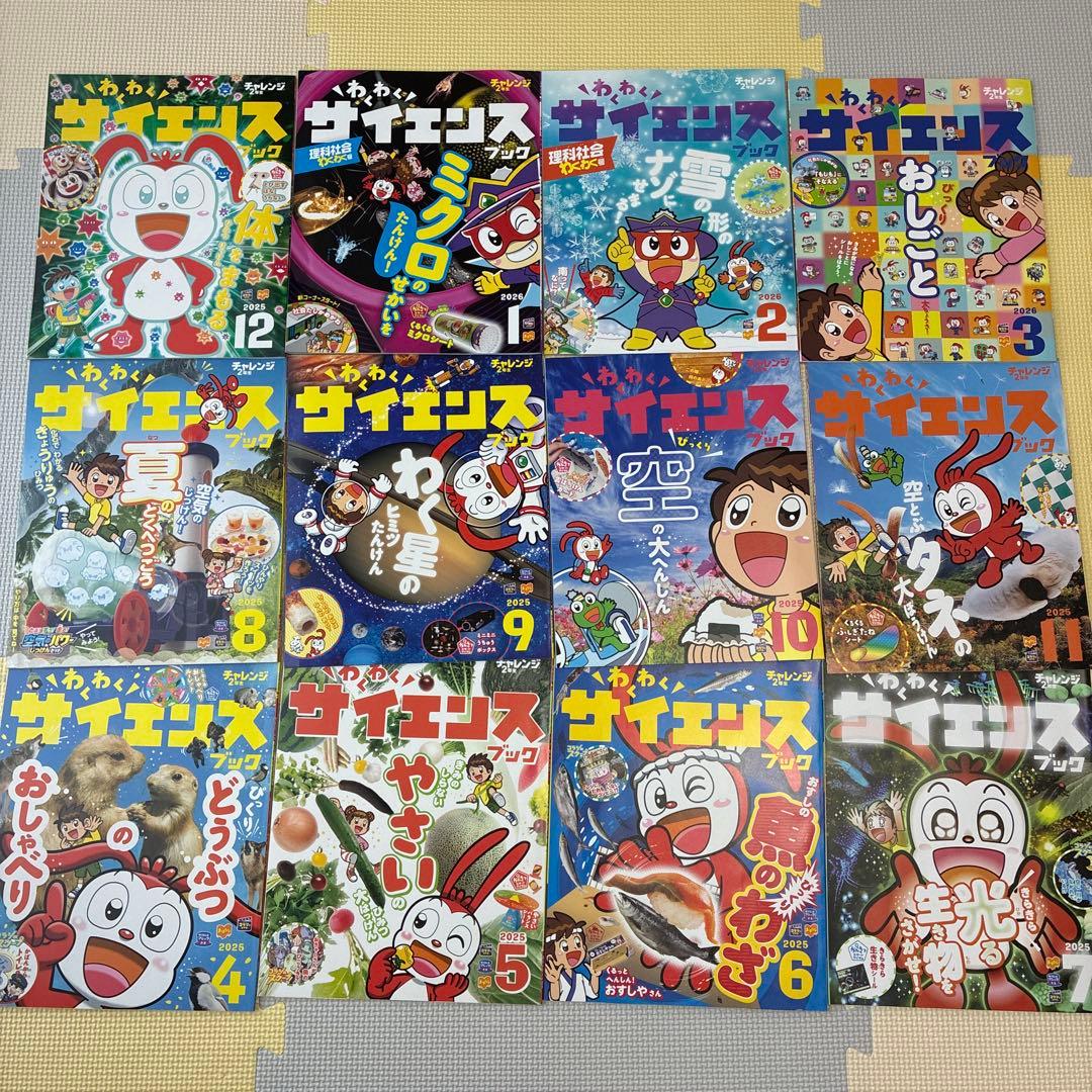 進研ゼミ　小学講座　チャレンジ２年生　2025年度　１年分　国語 算数 英語