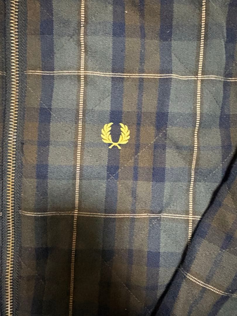 FRED PERRY リバーシブル フルジップ ジャケット ネイビー