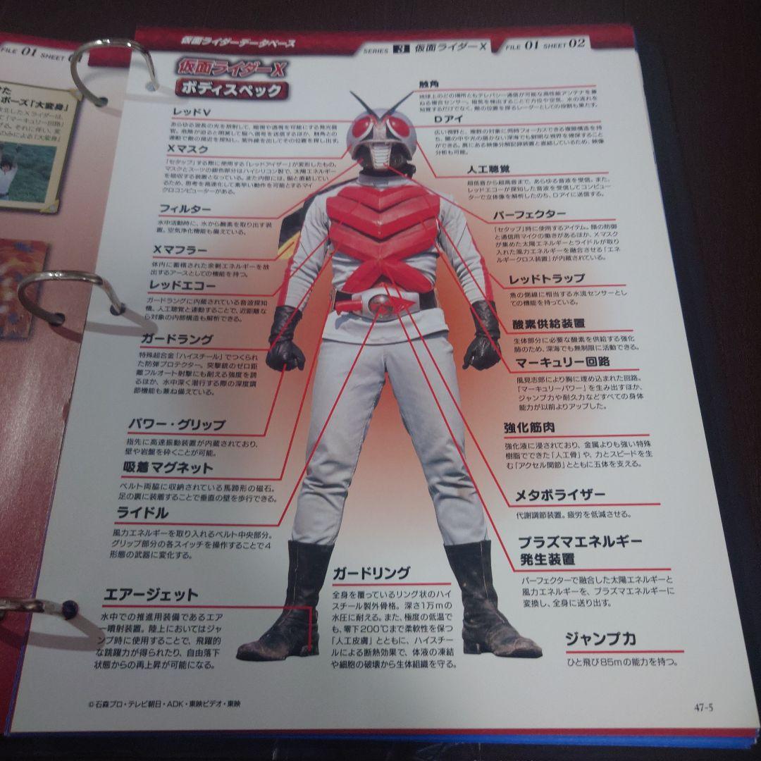 仮面ライダー OFFICIAL DATA エックス 特集