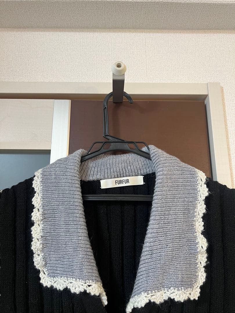 FURFUR 襟付きカーディガン　ニット